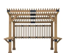 Pergola Krone Whirlpool 309 cm x 274 cm Braun*Sunjoy Online