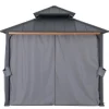 Sunjoy Pavillons|Vorhang für Zedernholz Gazebo 300 cm x 300 cm
