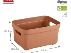 Aufbewahrungsbox Sigma Home 2,5 l*Sunware Sale