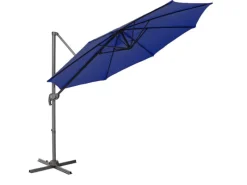 SVITA Sonnenschirme|Ampelschirm Sonnenschirm Alu Dreh Schwenk Schirm Garten Terrasse