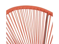 Bali Balkon Möbel Set Lounge Garnitur Relax Egg-Chair Flecht-Design Terracotta*SVITA Clearance