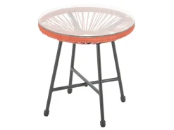 Bali Balkon Möbel Set Lounge Garnitur Relax Egg-Chair Flecht-Design Terracotta*SVITA Clearance