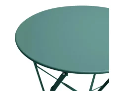 Berlin Balkonmöbel Bistroset Stuhl Tisch Garten Bistro Cafe Metall Klappmöbel*SVITA New