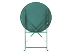 Berlin Balkonmöbel Bistroset Stuhl Tisch Garten Bistro Cafe Metall Klappmöbel*SVITA New