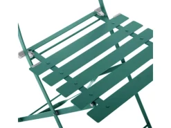 Berlin Balkonmöbel Bistroset Stuhl Tisch Garten Bistro Cafe Metall Klappmöbel*SVITA New