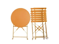 SVITA Gartenmöbel-Sets|Balkonmöbel|Berlin Balkonmöbel Bistroset Stuhl Tisch Garten Bistro Cafe Metall Klappmöbel