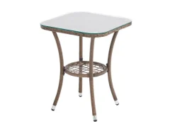 SVITA Lounge-Gartenmöbel|Gartenmöbel-Sets|Brooklyn Bistro Gartenmöbelset 3-tlg. Rattan Outdoor Gartenlounge