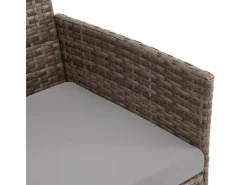 SVITA Lounge-Gartenmöbel|Gartenmöbel-Sets|Brooklyn Bistro Gartenmöbelset 3-tlg. Rattan Outdoor Gartenlounge