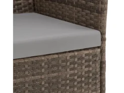 SVITA Lounge-Gartenmöbel|Gartenmöbel-Sets|Brooklyn Bistro Gartenmöbelset 3-tlg. Rattan Outdoor Gartenlounge