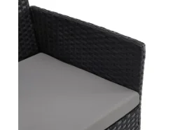 SVITA Lounge-Gartenmöbel|Gartenmöbel-Sets|Brooklyn Bistro Gartenmöbelset 3-tlg. Rattan Outdoor Gartenlounge