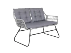 SVITA Lounge-Gartenmöbel|Gartenmöbel-Sets|Capri Balkonmöbel-Set Polyrattan Sitzgruppe Outdoor 4-tlg. Gartenlounge Hell