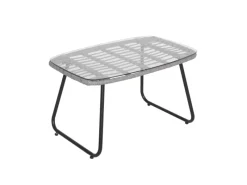 SVITA Lounge-Gartenmöbel|Gartenmöbel-Sets|Capri Balkonmöbel-Set Polyrattan Sitzgruppe Outdoor 4-tlg. Gartenlounge Hell