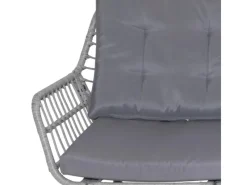 SVITA Lounge-Gartenmöbel|Gartenmöbel-Sets|Capri Balkonmöbel-Set Polyrattan Sitzgruppe Outdoor 4-tlg. Gartenlounge Hell