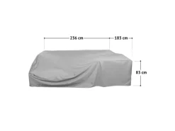 SVITA Sitzkissen|Gartenmöbel-Sets|Monroe Garten-Lounge Set Abdeckhaube Polyrattan Lounge-Möbel Sitzgruppe