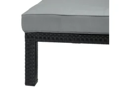 Peach Gartenliege mit Polster Klappbar Polyrattan*SVITA Hot