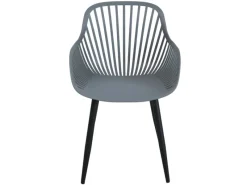 Philly Sitzgruppe Balkonmöbel Set 3 teilig /Schwarz*SVITA Best