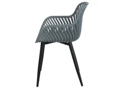 Philly Sitzgruppe Balkonmöbel Set 3 teilig /Schwarz*SVITA Best