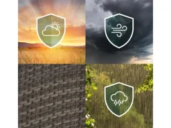 Roma Polyrattan Set Sitzgruppe Lounge Tisch Garnitur Gartenmöbel*SVITA Discount