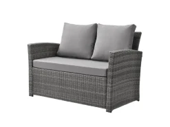 Roma Polyrattan Set Sitzgruppe Lounge Tisch Garnitur Gartenmöbel*SVITA Hot