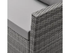 Roma Polyrattan Set Sitzgruppe Lounge Tisch Garnitur Gartenmöbel*SVITA Hot