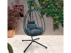 Shelly Hängesessel Mit Gestell Hängestuhl Hängesitz Hängekorb*SVITA Online