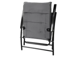 Ventura Sitzgruppe 3-tlg. Gepolstert Klappstühle Klapptisch Metall*SVITA