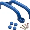 SwingKing Gartenspielgeräte|Handgriffe Blau 2 Stück