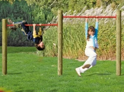 Tetzner und Jentzsch Sportgeräte|Fitnessgeräte|T & J Anne-Turnreck mit 2 Reckstangen und Schrauben Länge 286 cm