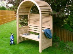 Tetzner und Jentzsch Gartenbänke|Lounge-Gartenmöbel|T & J Relaks Freisitz Lärche 128,6 x 196,4 x 73,6 cm