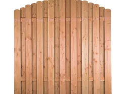 Tetzner und Jentzsch Balkonsichtschutz|T & J Sichtschutzzaun Baseno-Serie Bogen 180 x 180/160 cm Douglasie