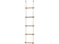 Tetzner und Jentzsch Gartenspielgeräte|T & J Strickleiter Einfach mit 5 Sprossen