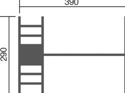 Weka Gartenspielgeräte|Tabaluga Doppelschaukel mit Podest, Schaukelnest und Schaukelbrett