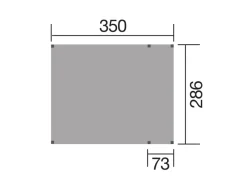 Tabaluga Doppelschaukel mit Podest, 2 Schaukelbretter, Sparset inkl. Rutsche rot*Weka