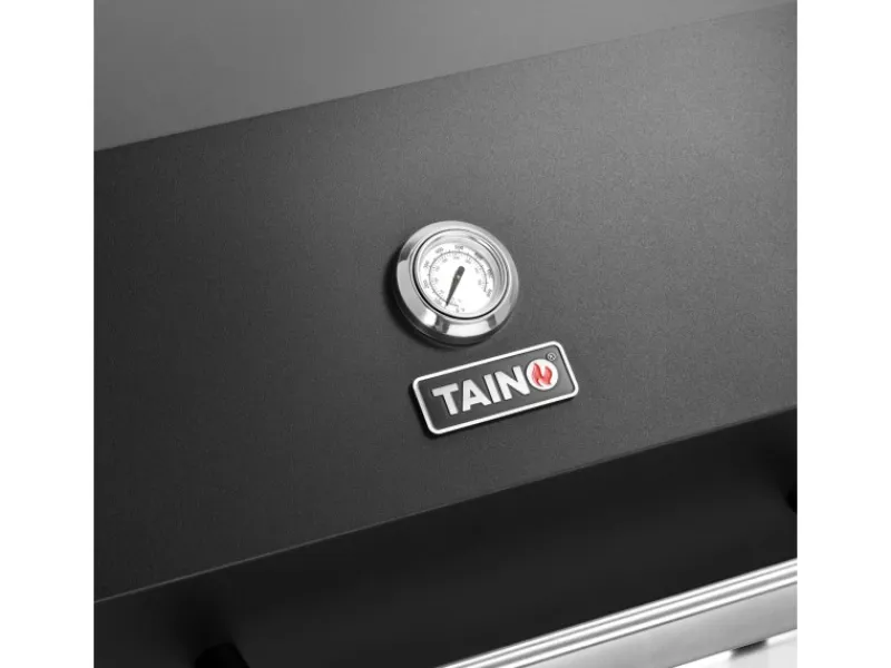 Black 2+1 + Drehspieß-Set Gasgrill Mit Seitenbrenner Gasgrill 2 Brenner Matt Schwarz*TAINO Sale