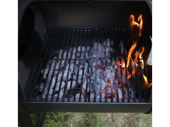 Chief 130 KG Smoker BBQ Grillkamin Räucherofen Holzkohle Grill 3,5mm Stahl*TAINO Sale
