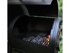 Chief 130 KG Smoker BBQ Grillkamin Räucherofen Holzkohle Grill 3,5mm Stahl*TAINO Sale