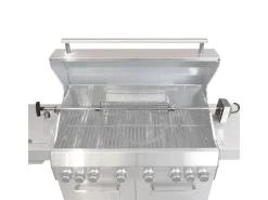 TAINO Grillzubehör|Drehspieß Für Gasgrill Platinum, Platinum Yamara und Black Grillspieß Edelstahl