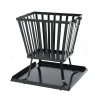 Feuerkorb Eckig Mit Funkenschutz Unterlage Garten Outdoor Stahl Schwarz*TAINO Hot