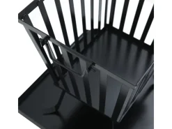 Feuerkorb Eckig Mit Funkenschutz Unterlage Garten Outdoor Stahl Schwarz*TAINO Hot