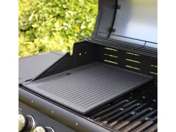 Grillplatte Zubehör Wendeplatte Gusseisen Pizzaplatte Gasgrill*TAINO Discount