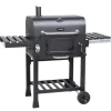 TAINO Smoker|Hero XL Holzkohlegrill BBQ Grillwagen Smoker Räucherofen Kohle