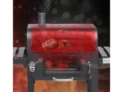 TAINO Smoker|Hero XL Holzkohlegrill BBQ Grillwagen Smoker Räucherofen Kohle