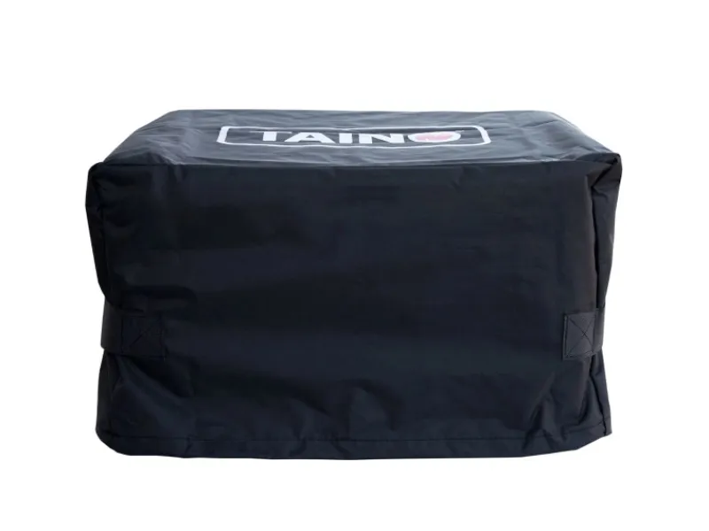 Kenai Set Gasgrill Abdeckhaube Gasdruckminderer Klein Tischgrill Outdoorküche Aluguss Schwarz*TAINO Discount