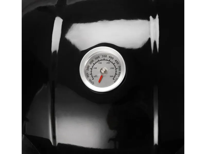 Neo Holzkohle-Kugelgrill Mit Klappbarem Deckel Kettle-Grill Ø 57cm Schwarz*TAINO