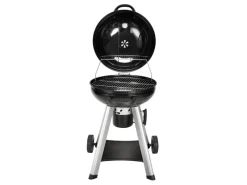 Neo Holzkohle-Kugelgrill Mit Klappbarem Deckel Kettle-Grill Ø 57cm Schwarz*TAINO