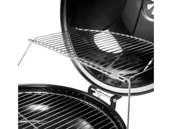 Neo Holzkohle-Kugelgrill Mit Klappbarem Deckel Kettle-Grill Ø 57cm Schwarz*TAINO