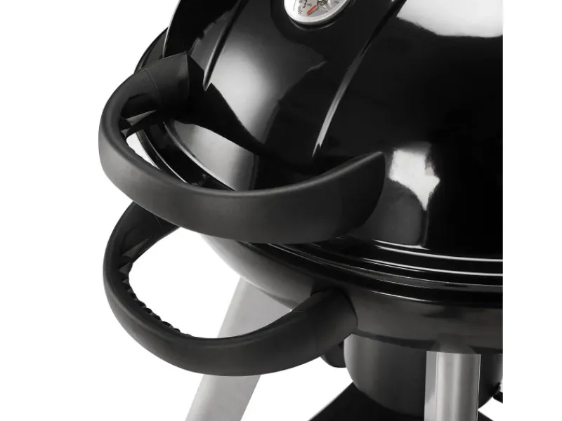 Neo Holzkohle-Kugelgrill Mit Klappbarem Deckel Kettle-Grill Ø 57cm Schwarz*TAINO