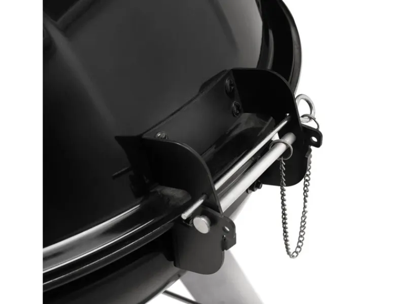 Neo Holzkohle-Kugelgrill Mit Klappbarem Deckel Kettle-Grill Ø 57cm Schwarz*TAINO