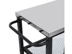 TAINO Tischgrills|Grillzubehör|Netis Grillwagen Grilltisch Rollwagen Grillständer Klein Mit Rollen Outdoor Balkon Garten Terrasse Schwarz