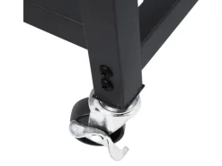 TAINO Tischgrills|Grillzubehör|Netis Grillwagen Grilltisch Rollwagen Grillständer Klein Mit Rollen Outdoor Balkon Garten Terrasse Schwarz